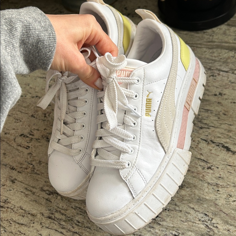 Womens platform puma sneakers 8 - Picture 11 of 11